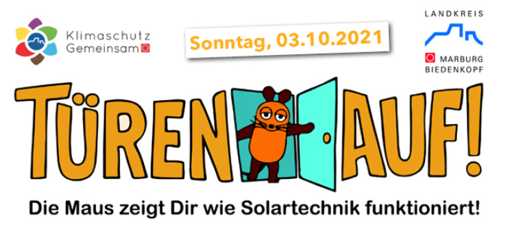 Maus und Elefant entdekcen Solarstrom